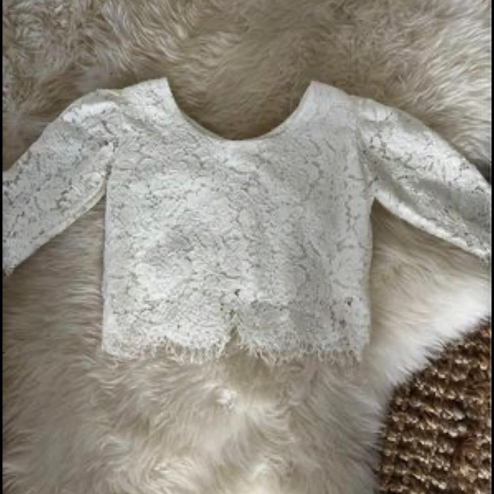 Lace crop top